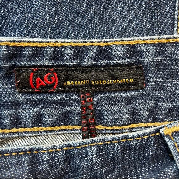 AG ADRIANO GOLDSCHMIED THE DEMURE SEXY Y2K BOHO STRAIGHT PENCIL SKIRT BLUE -29R - Picture 5 of 8